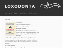 Tablet Screenshot of loxodonta.dk